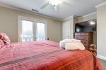 Upper Level Guest Bedroom with King Bed & Private Balcony